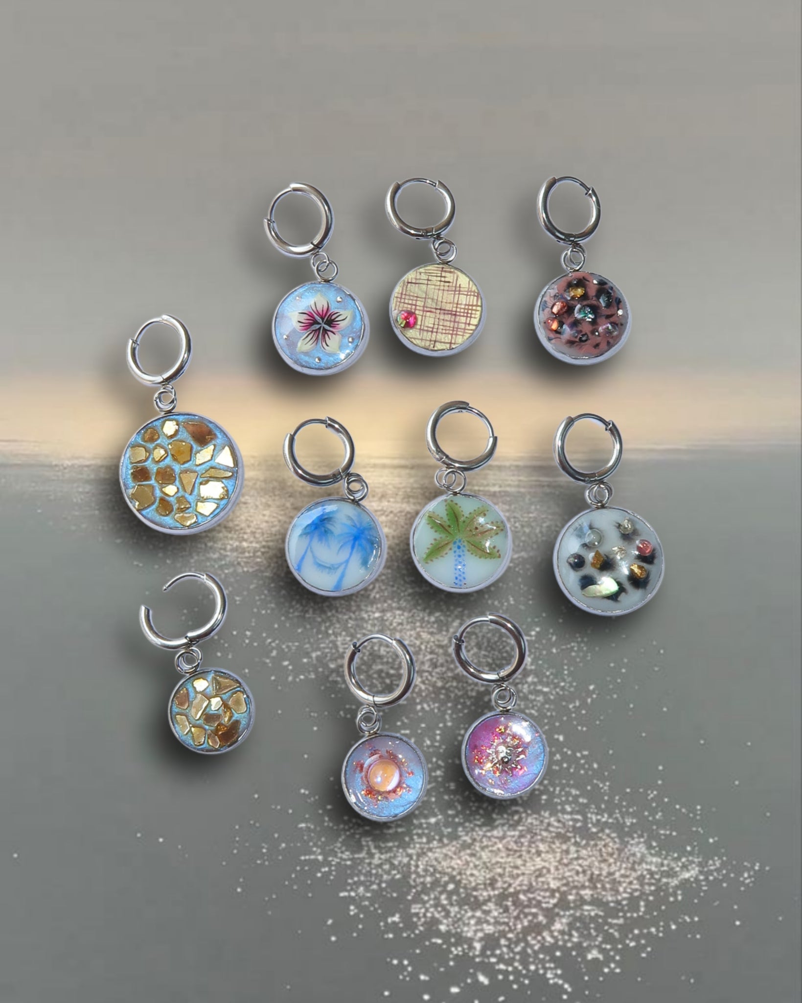 Boucles d'oreille At the seaside