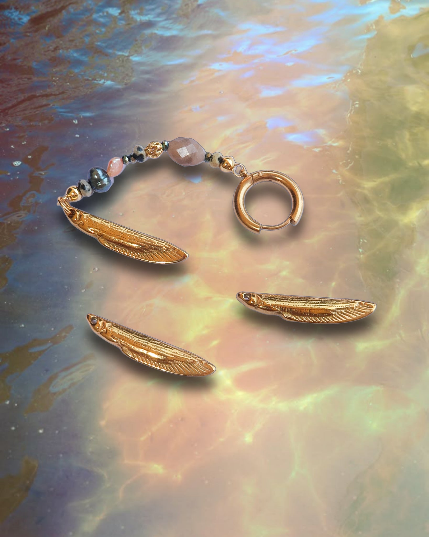 Les boucles d'oreilles