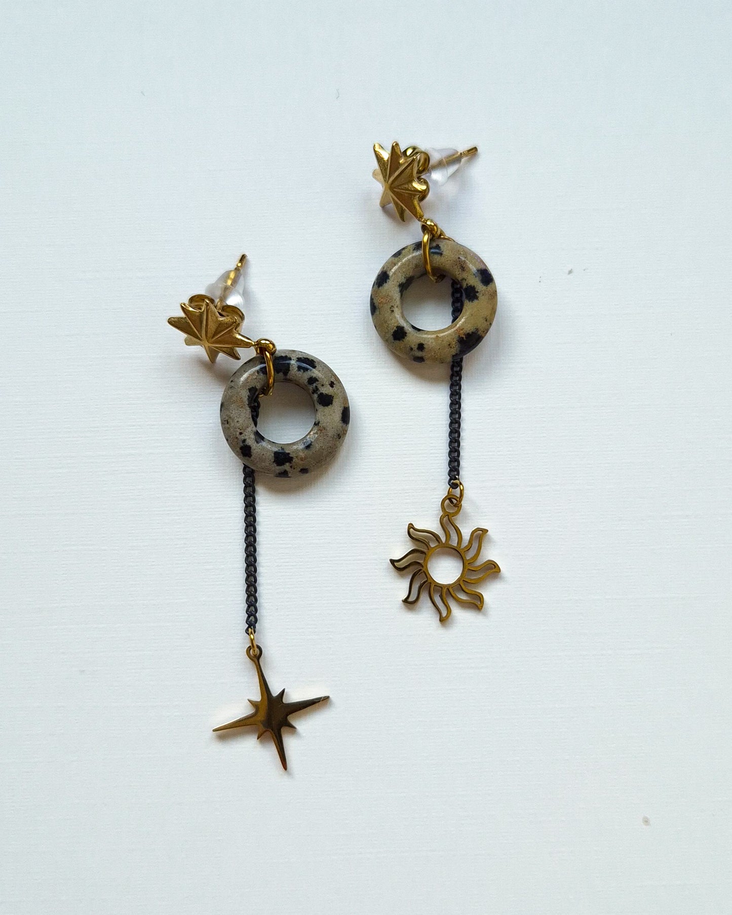 Boucles d’oreilles Aurore – Éveil céleste
