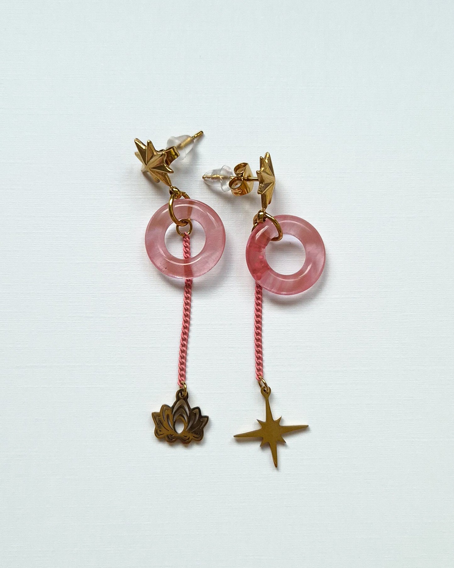 Boucles d’oreilles Aurore – Éveil céleste