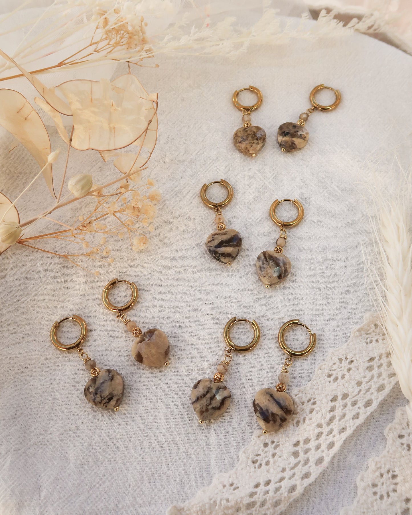 Boucles d’oreilles "Sandstorm"