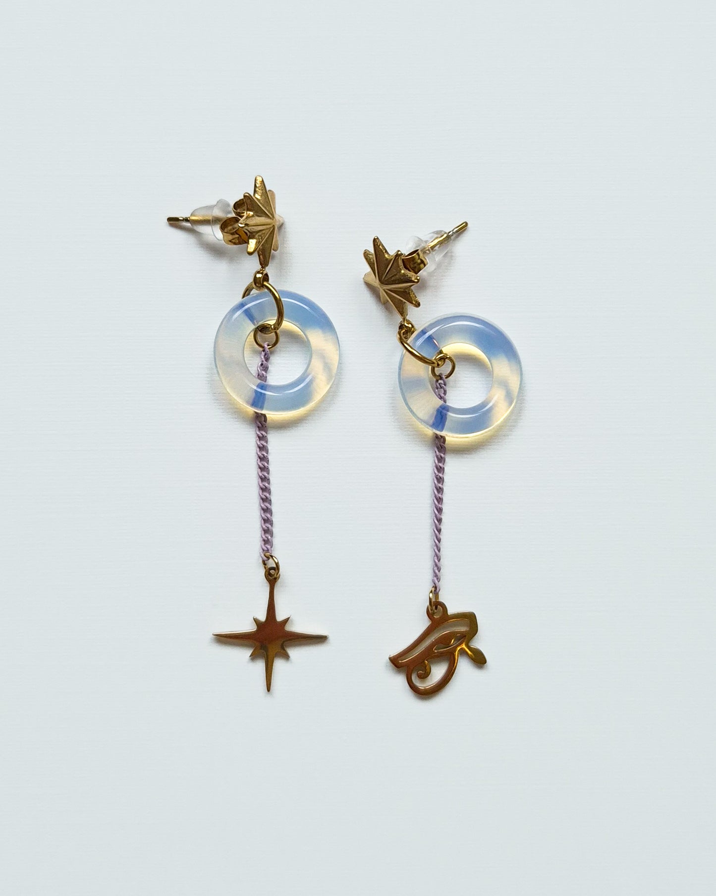Boucles d’oreilles Aurore – Éveil céleste