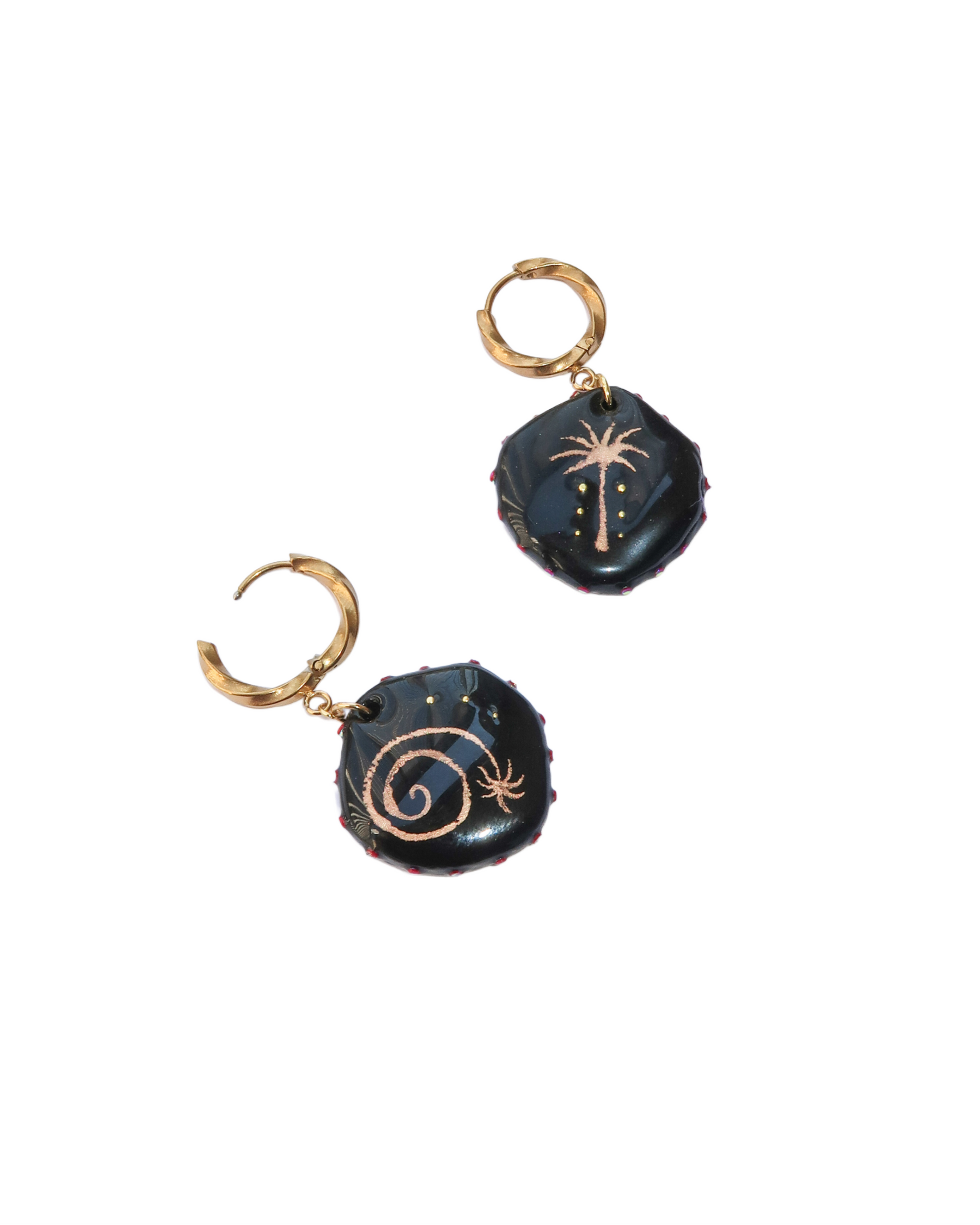 Boucles d'oreilles Nuit Tropicale